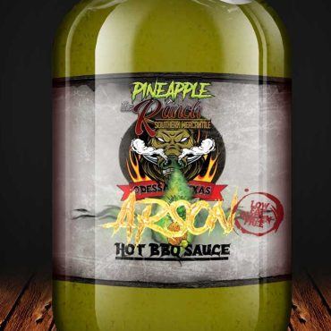 Pineapple Arson – Carolina Reaper Hot BBQ Sauce (16oz) – Extreme Heat, Texas Made
